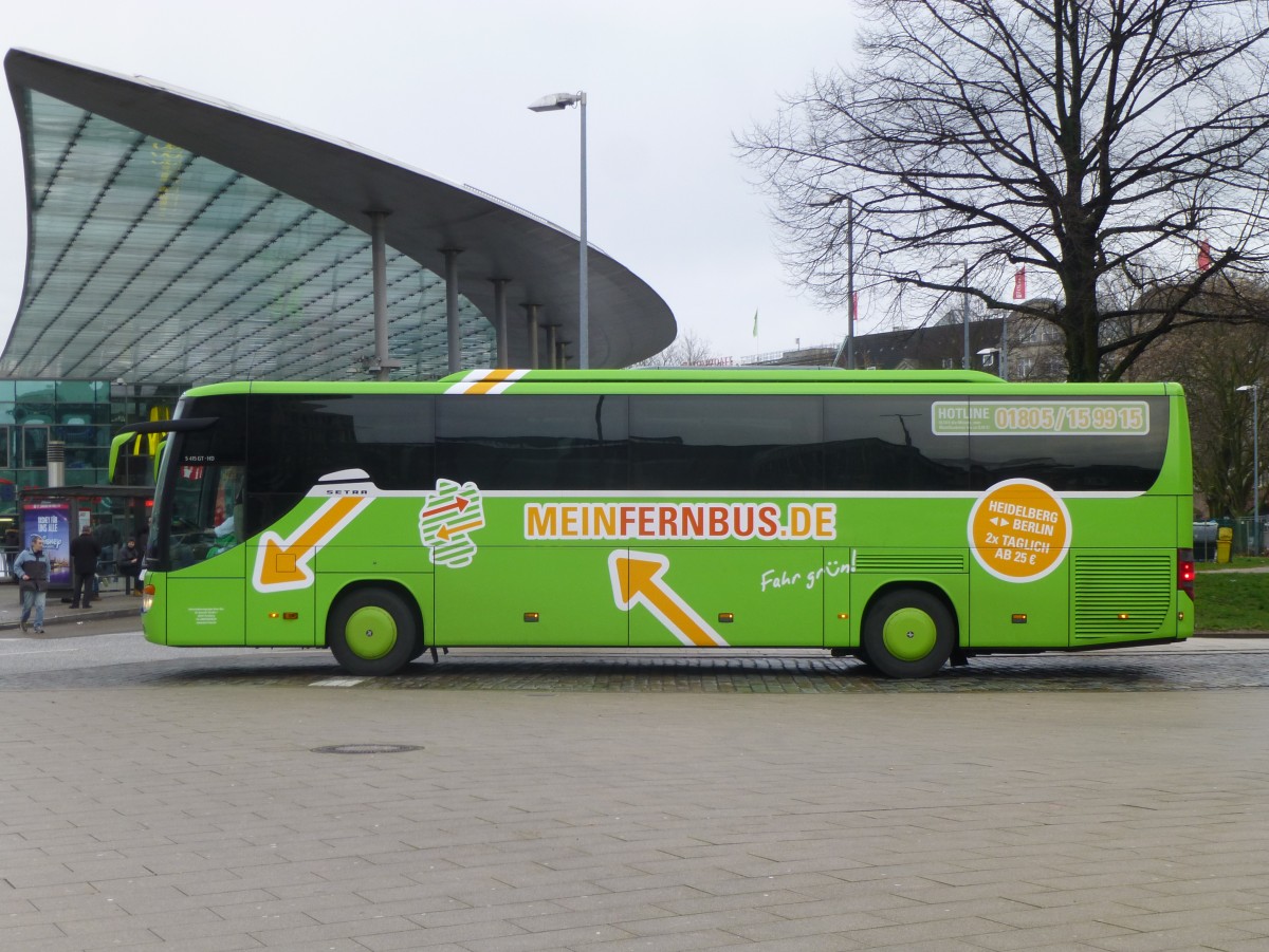 Setra S 415 GT-HD  Mein Fernbus , Hamburg ZOB 17.01.2014