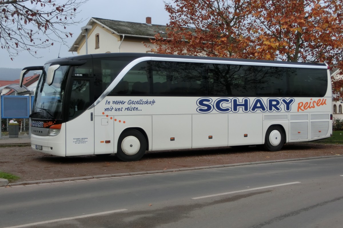 Setra S 415 HD von Schary Reisen am 07.12.2014 in Deidesheim