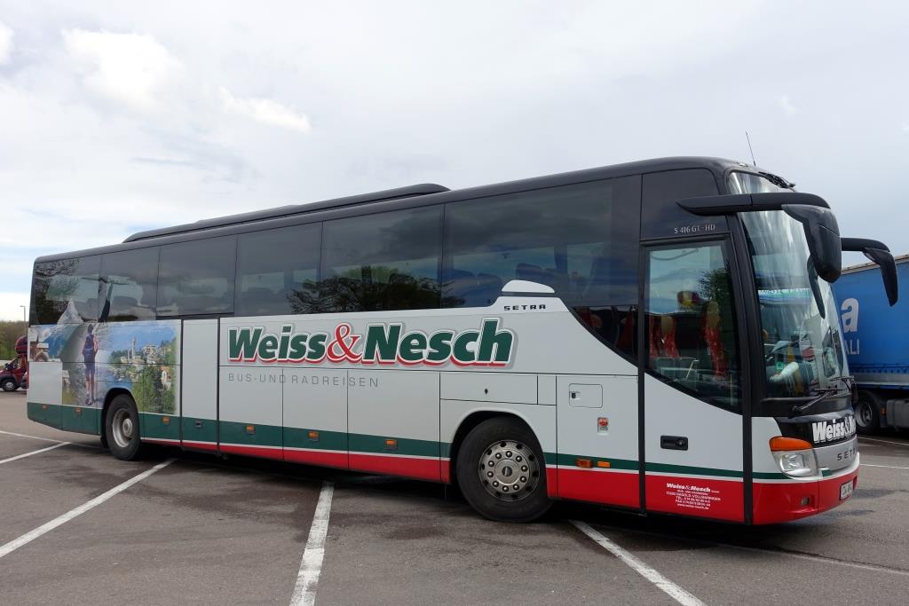 Setra S 416 GT-HD/2  Weis & Nesch , Raststätte Aichen (A 8) 14.05.2017
