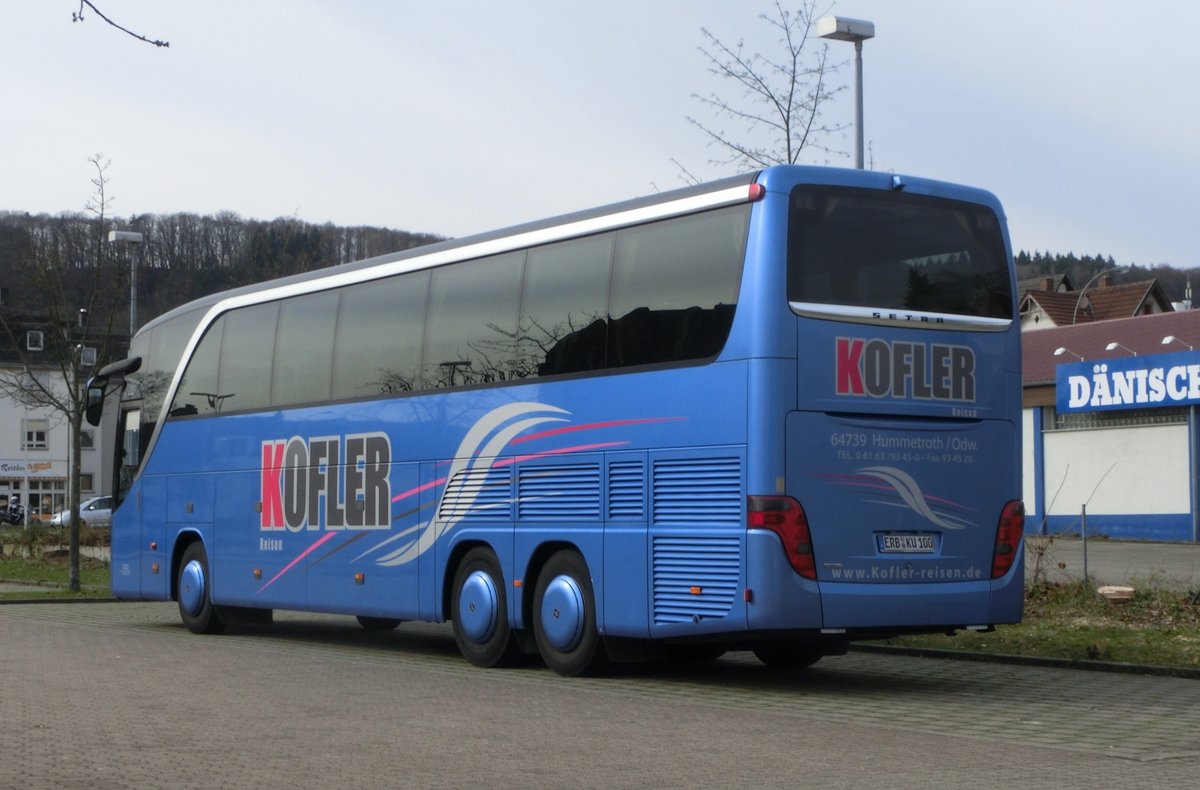 Setra S 416 HDH von Kofler Reisen am 11.03.2017 in Bad Bergzabern