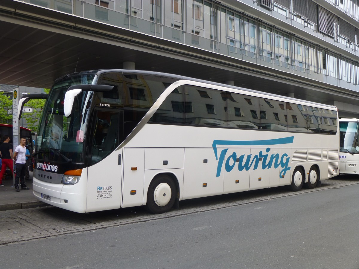 Setra S 417 HDH  Touring Eurolines - RE Tours , Nürnberg ZOB 22.07.2014