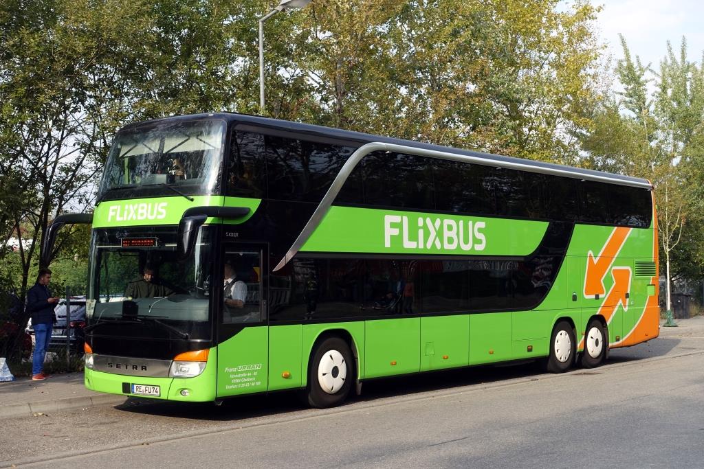 Setra S 431 DT  Flixbus - Urban , Karlsruhe 26.09.2017