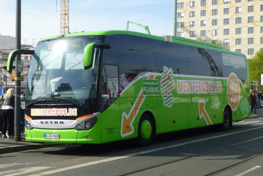 Setra S 516 HD  MeinFernbus - Neukam-Reba , Frankfurt HBf/ZOB 29.04.2015