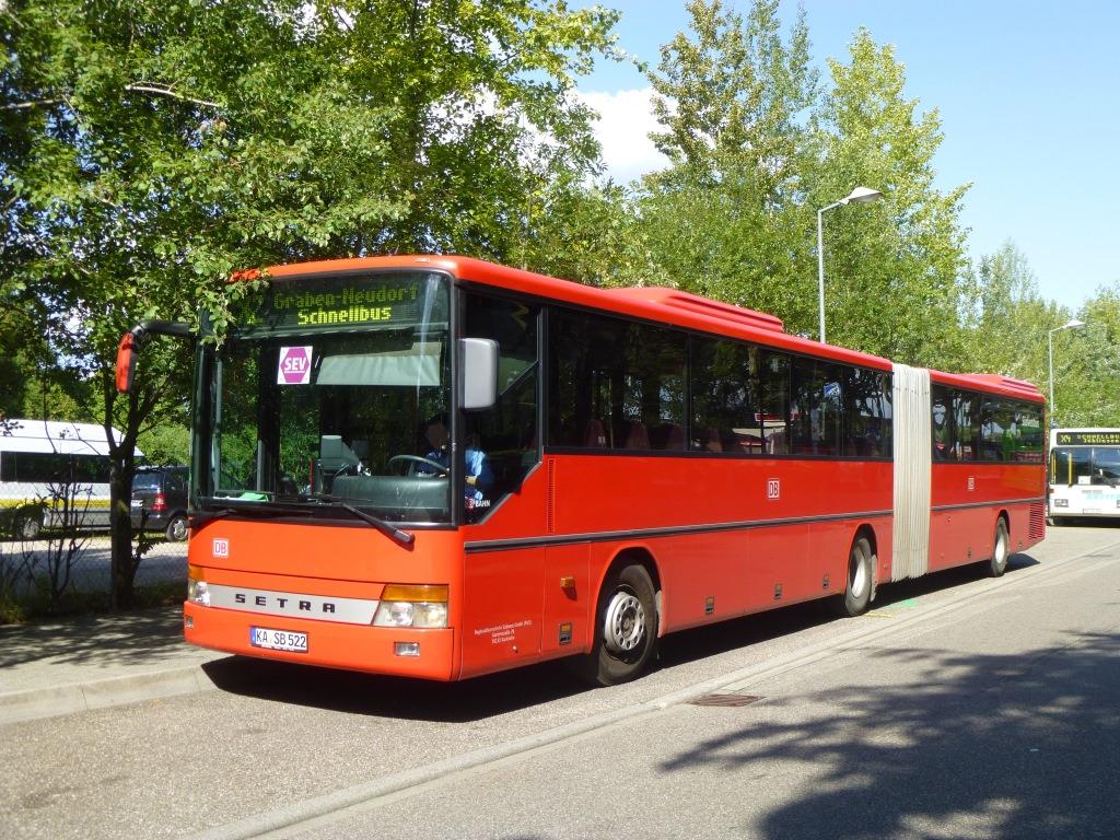Setra SG 321 UL  Südwestbus , Schienenersatzverkehr Karlsruhe HBf/ZOB 21.08.2014