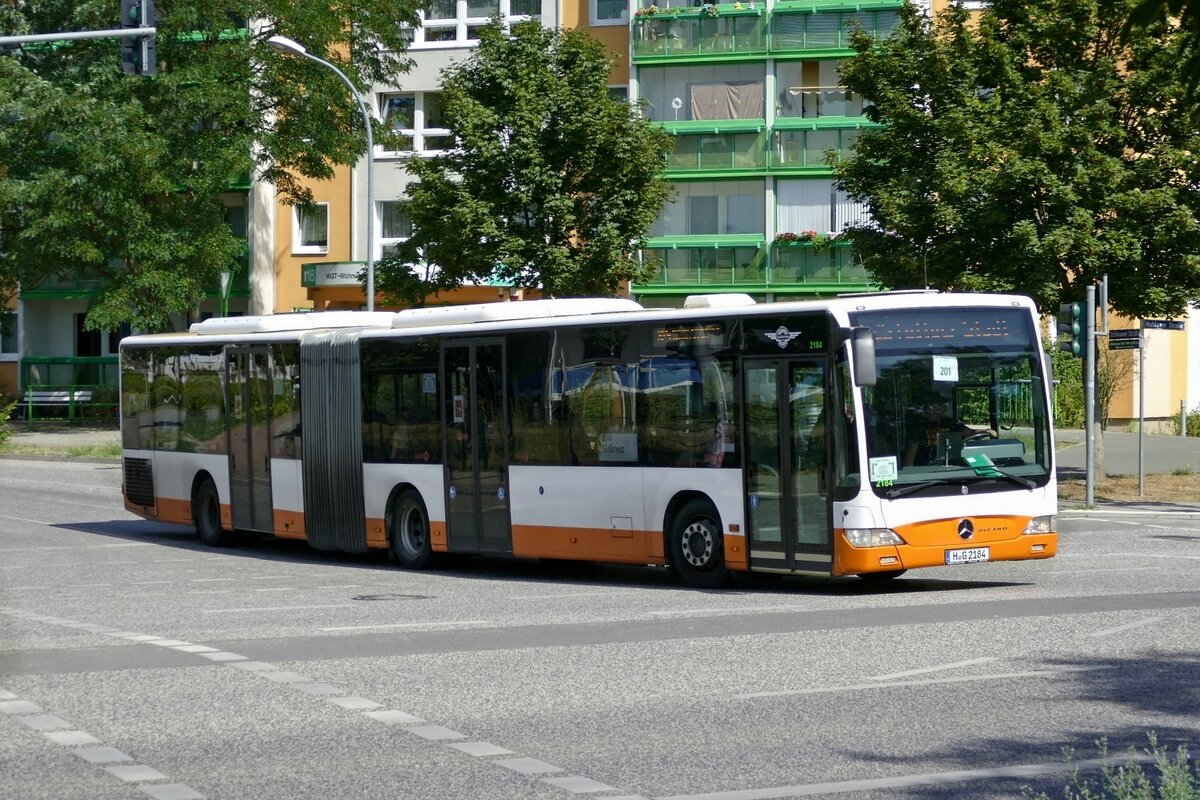 SEV Ersatzverkehr S 25 & S26 mit dem Mercedes-Benz Citaro II Facelift G (ex. Liestal, Schweiz) von Hartmann Busbetrieb GmbH. Teltow-Stadt im Juli 2022 