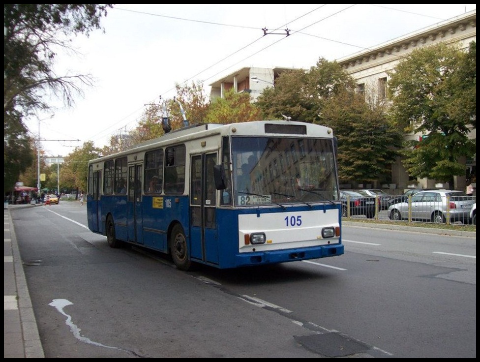 Skoda Trolleybus in Varna am 13.10.2012