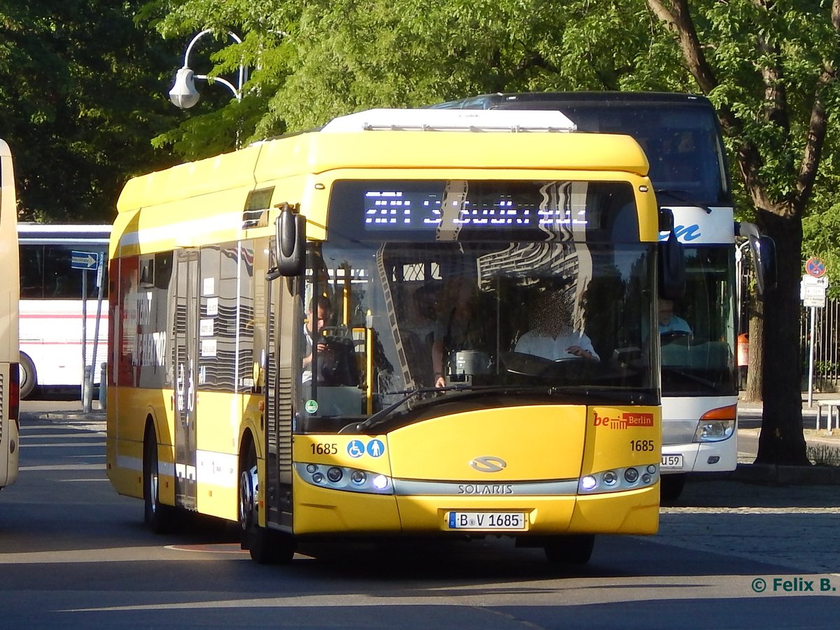 Solaris Urbino 12 electric der BVG in Berlin am 07.06.2016