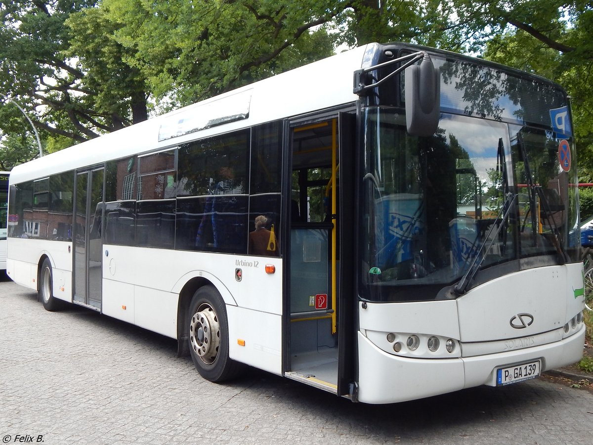 Solaris Urbino 12 von Günter Anger aus Deutschland am Bahnhof Griebnitzsee am 10.06.2016
