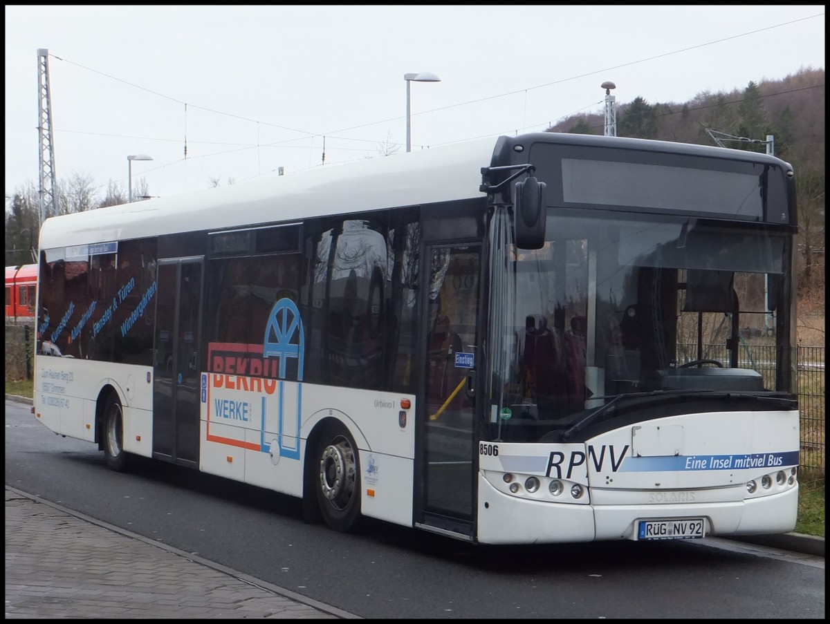 Solaris Urbino 12 der RPNV in Sassnitz am 16.03.2014