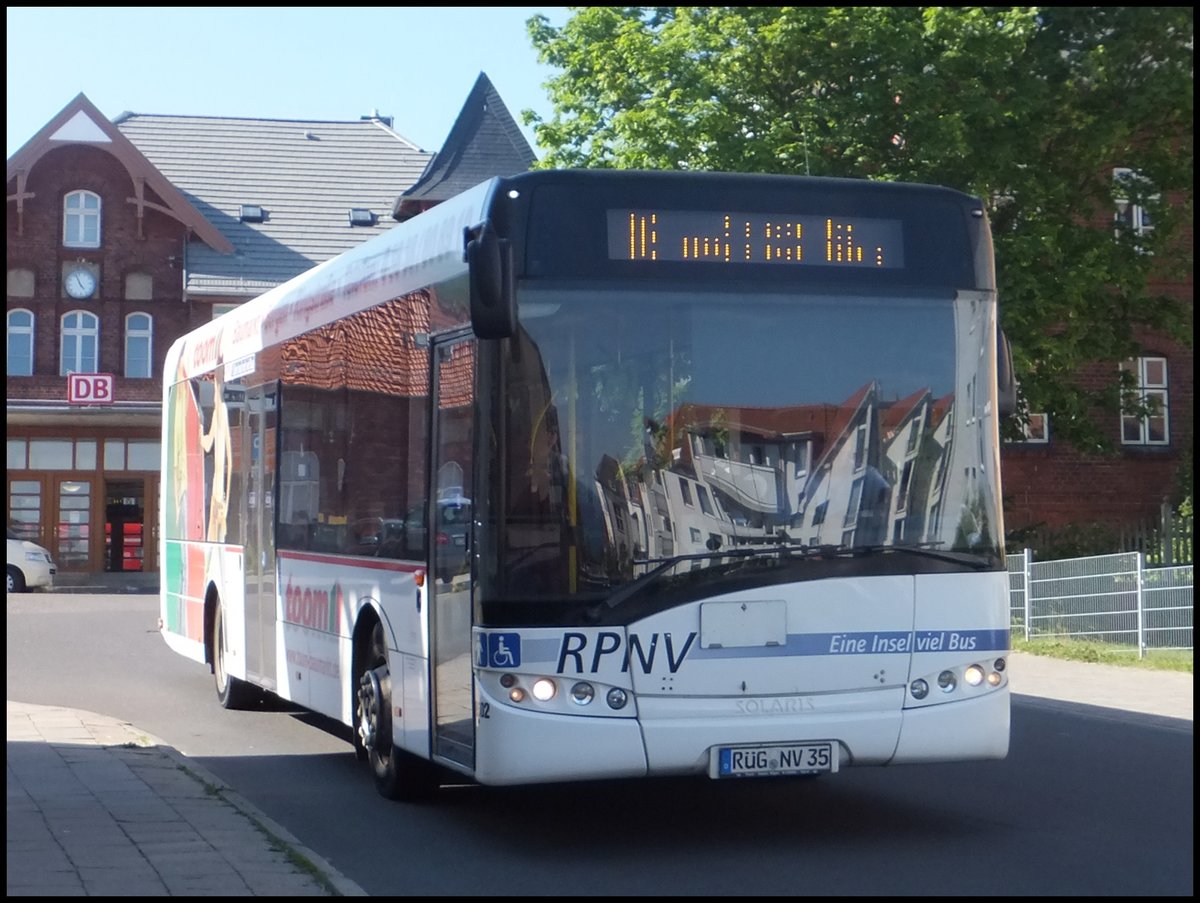 Solaris Urbino 12 der RPNV in Sassnitz am 26.05.2014
