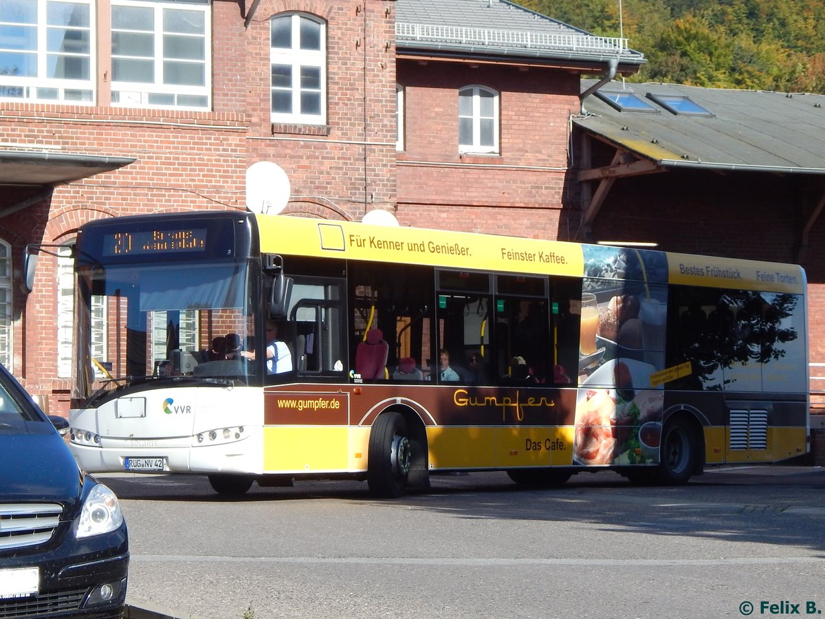 Solaris Urbino 12 der VVR in Sassnitz am 03.10.2016