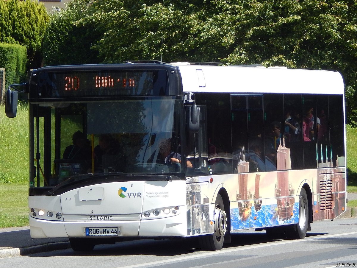 Solaris Urbino 12 der VVR in Sassnitz am 13.07.2017