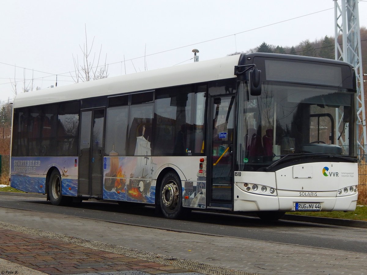 Solaris Urbino 12 der VVR in Sassnitz am 10.03.2018