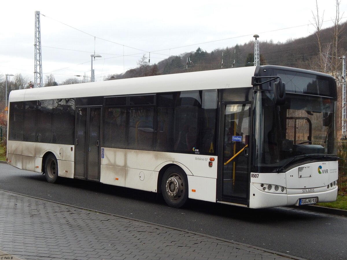 Solaris Urbino 12 der VVR in Sassnitz am 21.12.2019