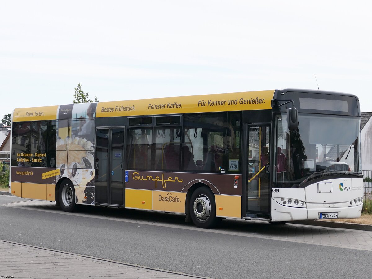 Solaris Urbino 12 der VVR in Sassnitz am 28.06.2020