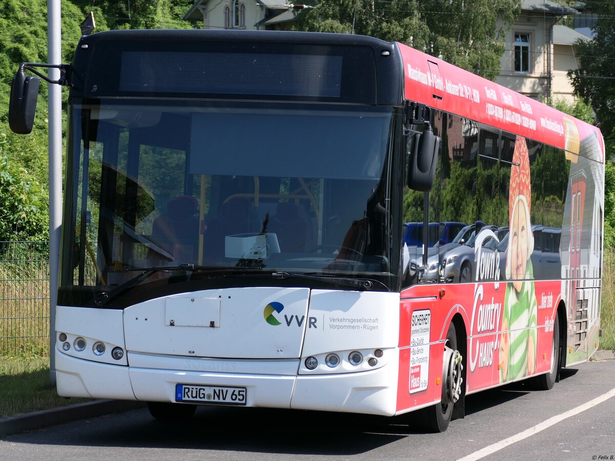 Solaris Urbino 12 der VVR in Sassnitz am 06.07.2021