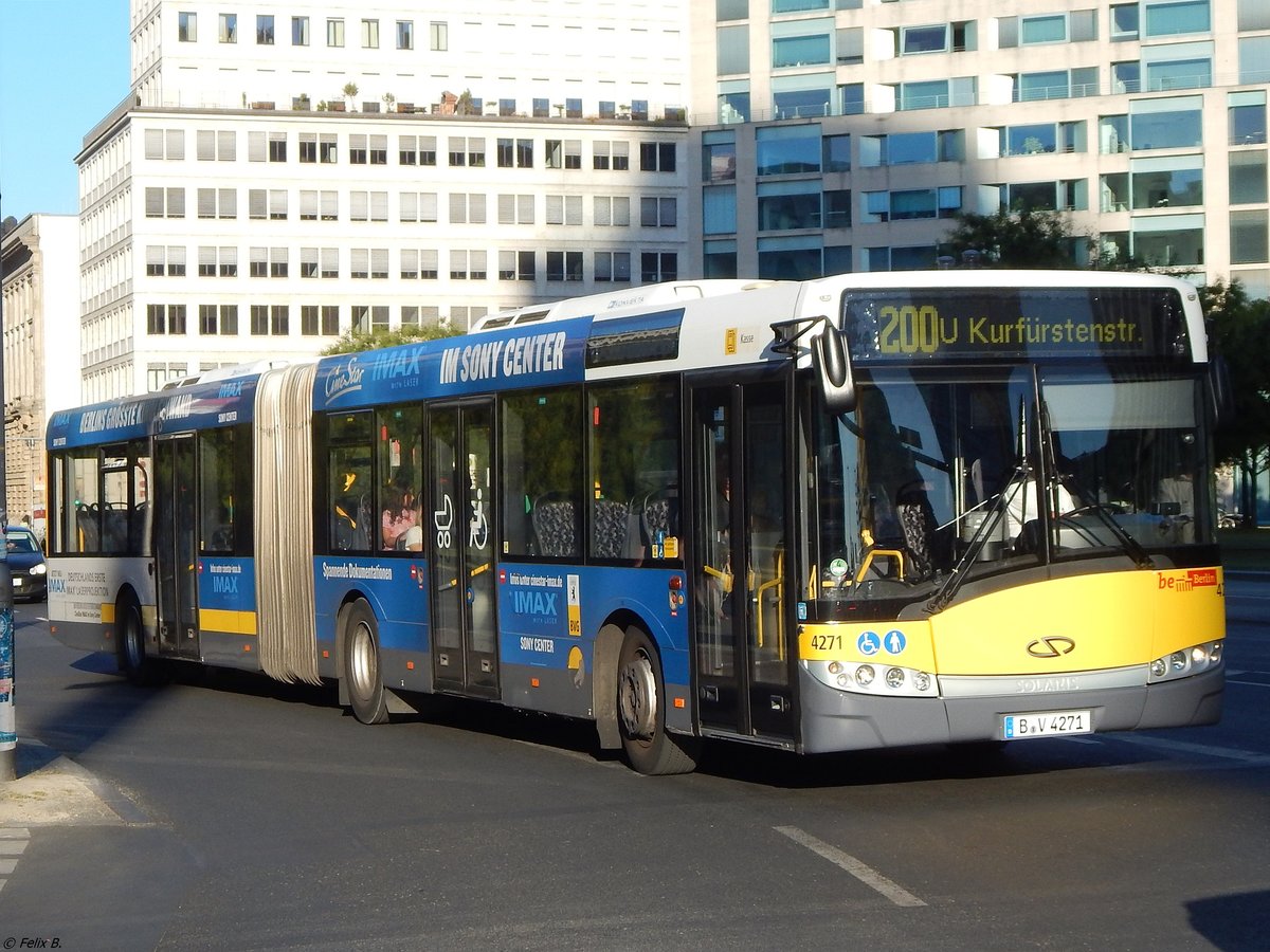 Solaris Urbino 18 der BVG in Berlin am 06.08.2018