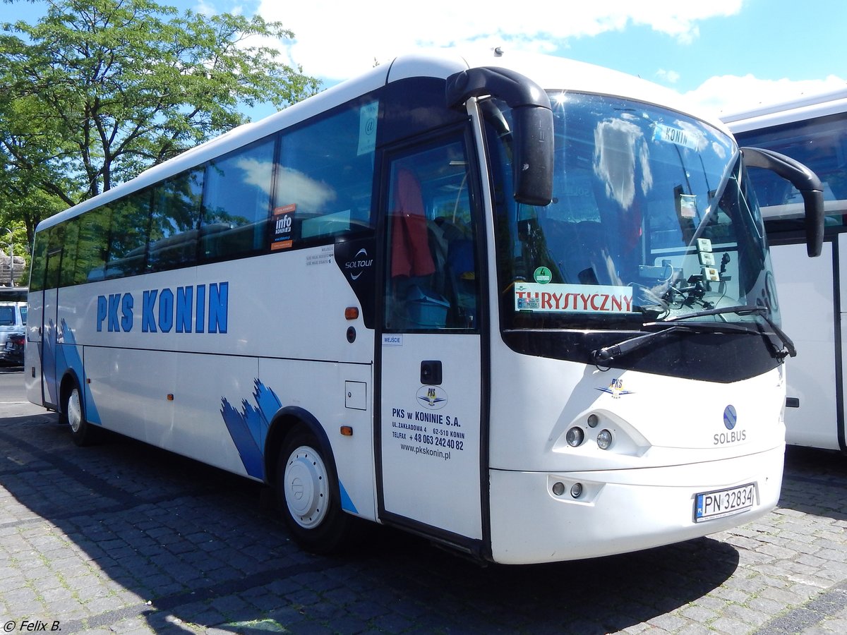 Solbus Soltour ST11 von PKS Konin aus Polen in Berlin am 11.06.2016