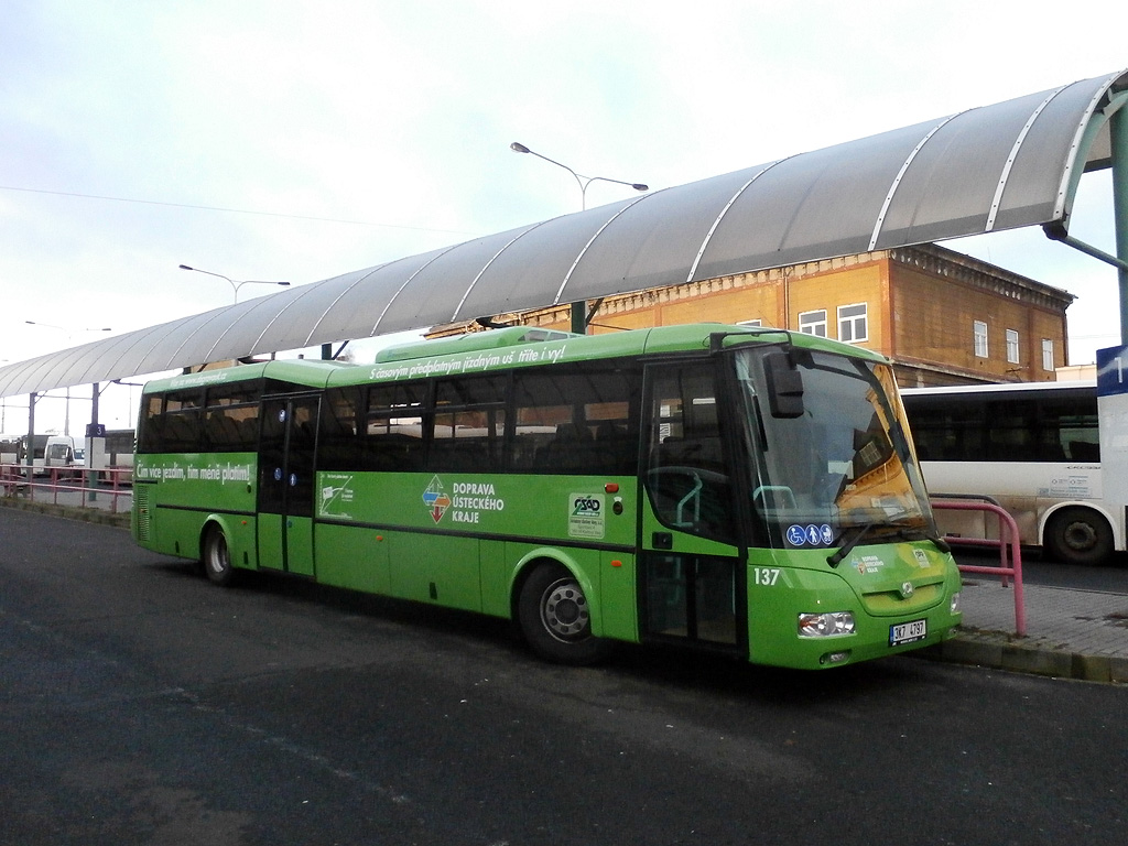 SOR CN 12 #137 in Chomutov. (23. 12. 2014)