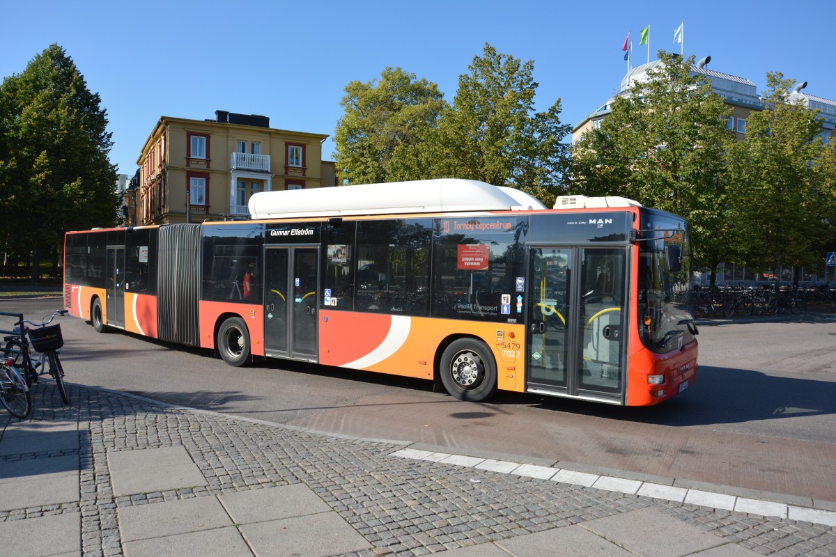 UFP 462 auf der Linie 10 am 11.09.2014 Bahnhof Linköping.