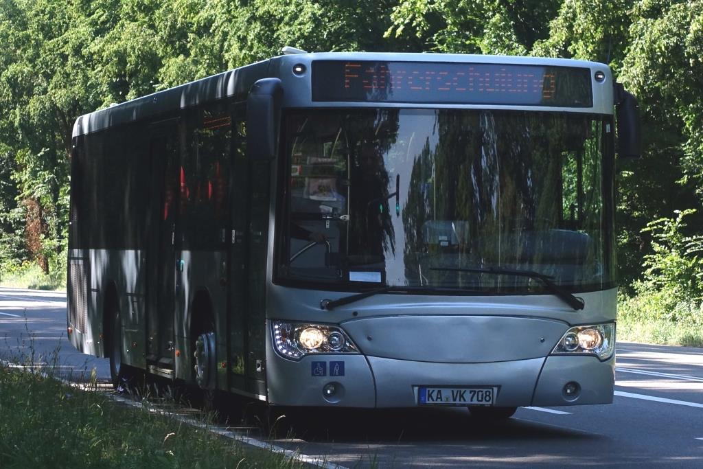 Ungarischer MJT City Crosser als Prototyp für die Verkehrsbetriebe Karlsruhe, Karlsruhe 28.06.2018