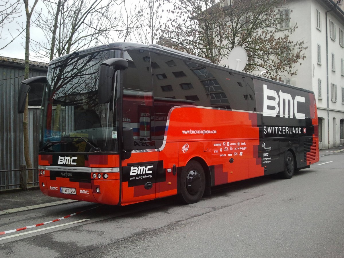 van Hool de l'équipe BMC - Fribourg, Tour de Romandie 2014