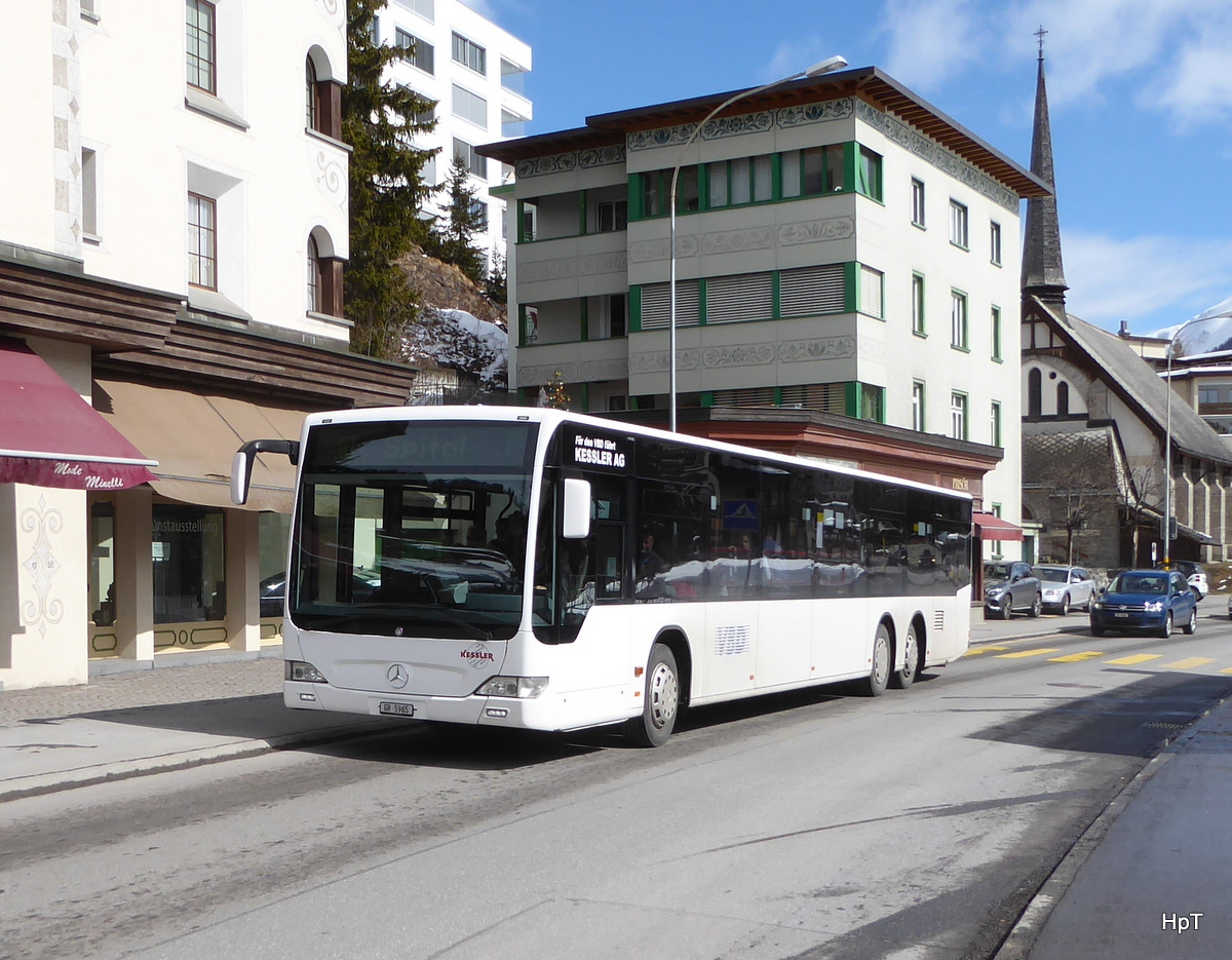 VBD / Kessler - Mercedes Citaro GR 5965 unterwegs in Davos am 26.03.2016