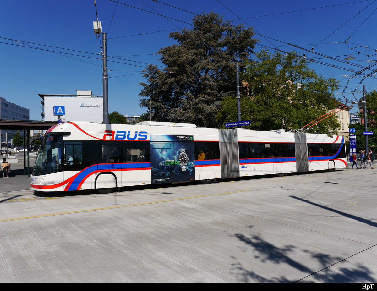 VBL - Trolleybus Nr.238 unterwegs in Emmenbrücke am 25.09.2018