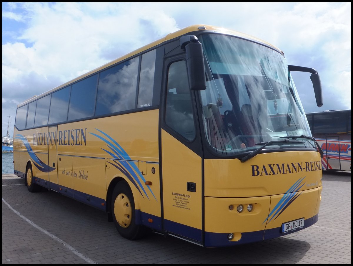 VDL Bova Futura von Baxmann-Reisen aus Deutschland im Stadthafen Sassnitz am 01.07.2014