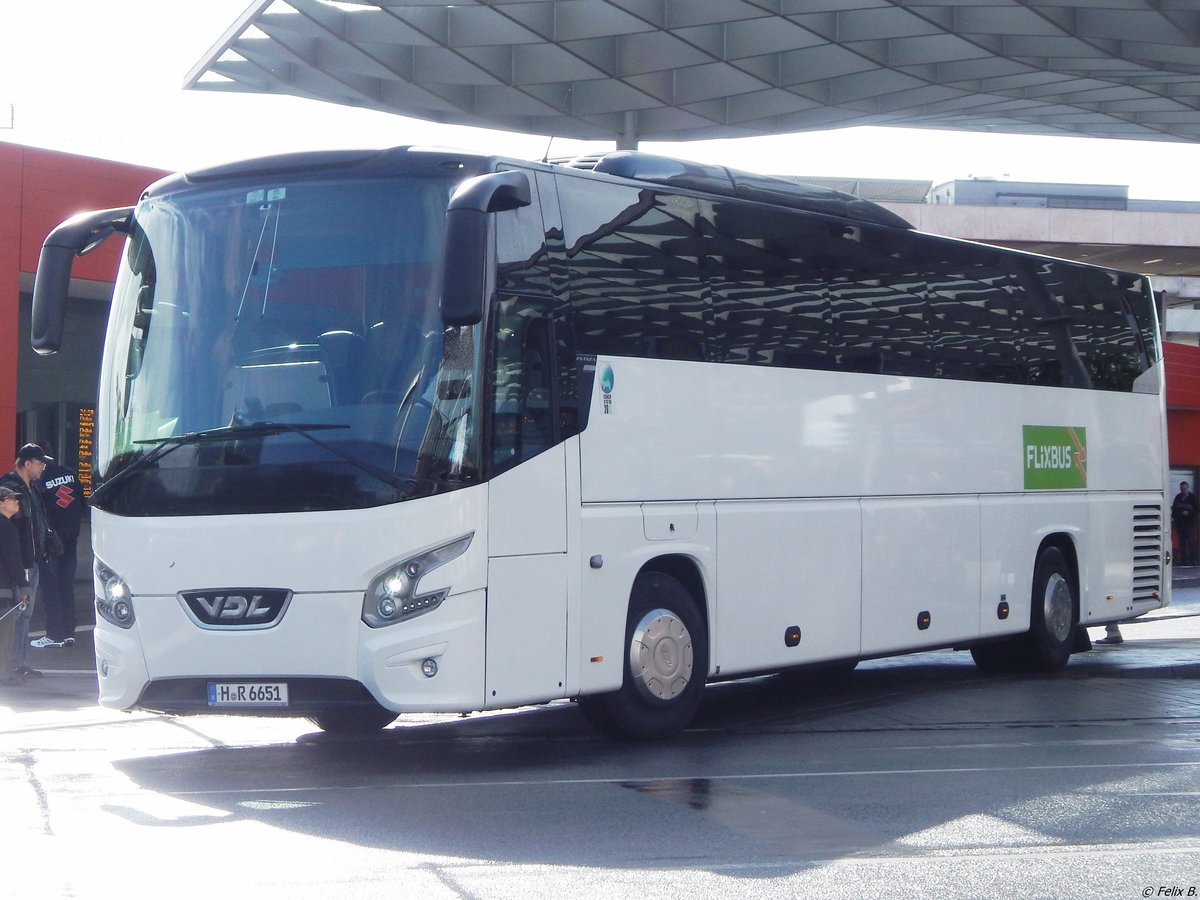 VDL Futura von FLixbus/Retours aus Deutschland in Hannover am 24.09.2018