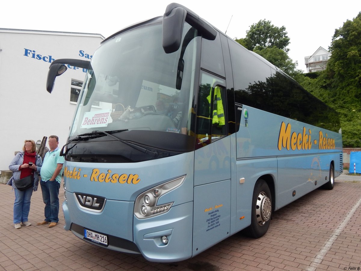 VDL Futura von Mecki-Reisen aus Deutschland im Stadthafen Sassnitz am 21.06.2015