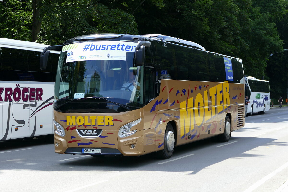 VDL Futura - 'Molter Reisen' - Berlin (Busdemo) im Juni 2020. [Grüße a.d. Fahrer ]