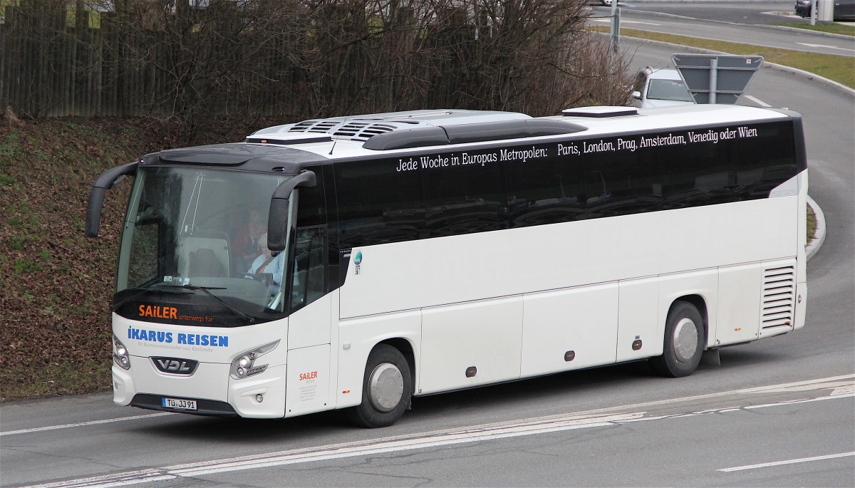 VDL Futura Sailer en route pour Ikarus Reisen, près de Berne mars 2016