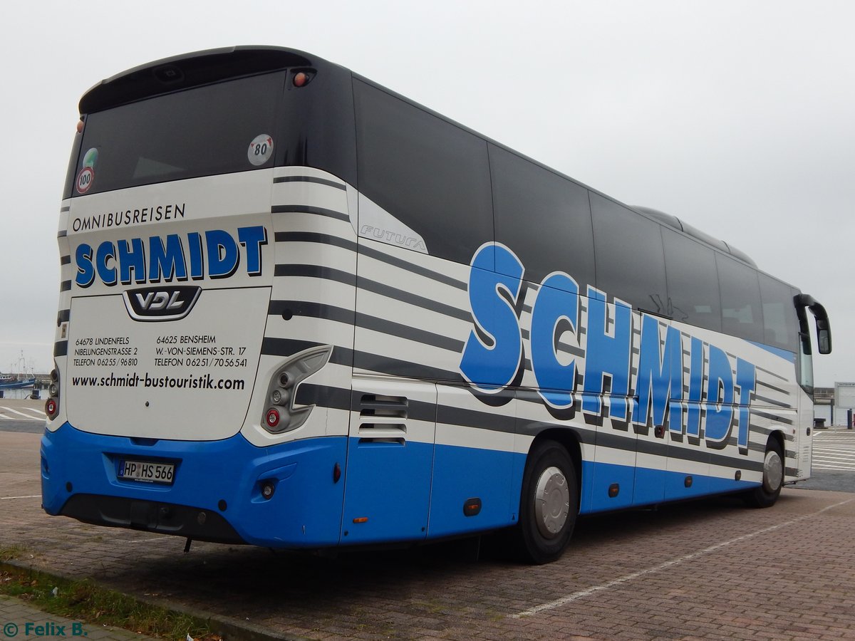 VDL Futura von Schmidt aus Deutschland im Stadthafen Sassnitz am 31.10.2016
