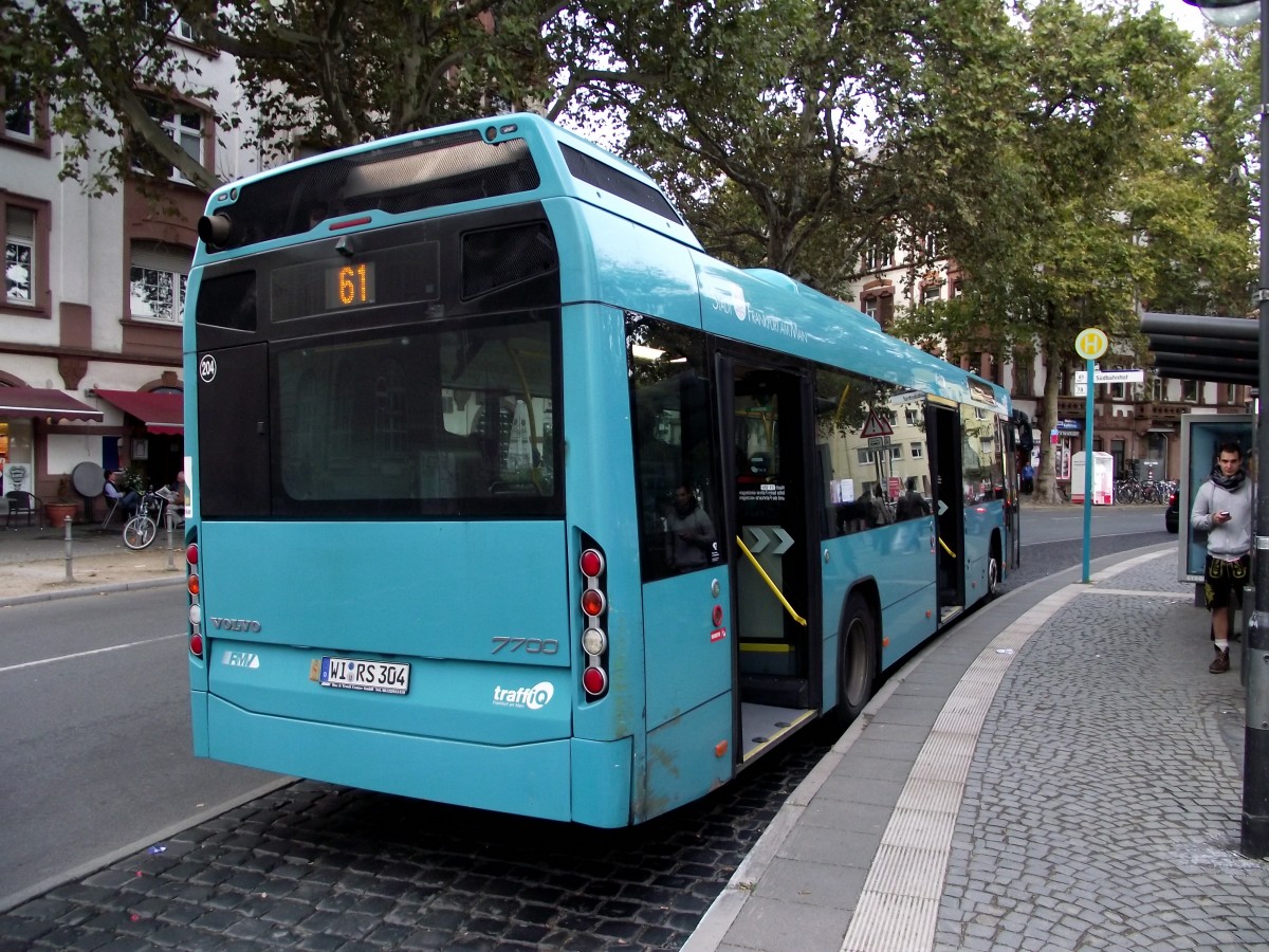 Volvo 7700 von Autobus Sippel am 04.10.13 in Frankfurt am Main Süd