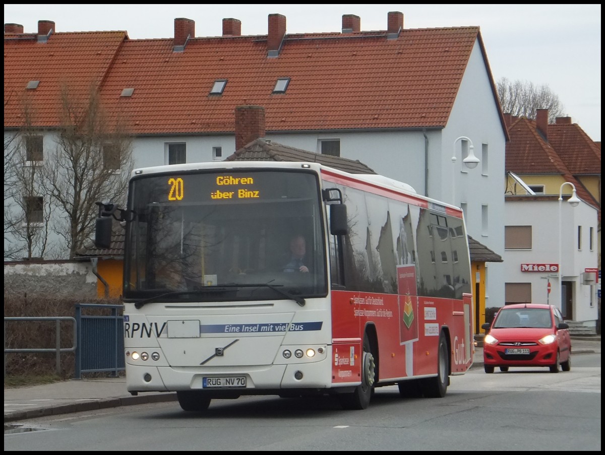 Volvo 8700 der RPNV in Sassnitz 15.02.2014