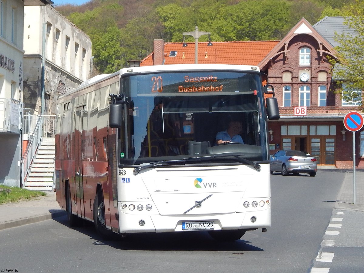 Volvo 8700 der VVR in Sassnitz am 28.04.2018