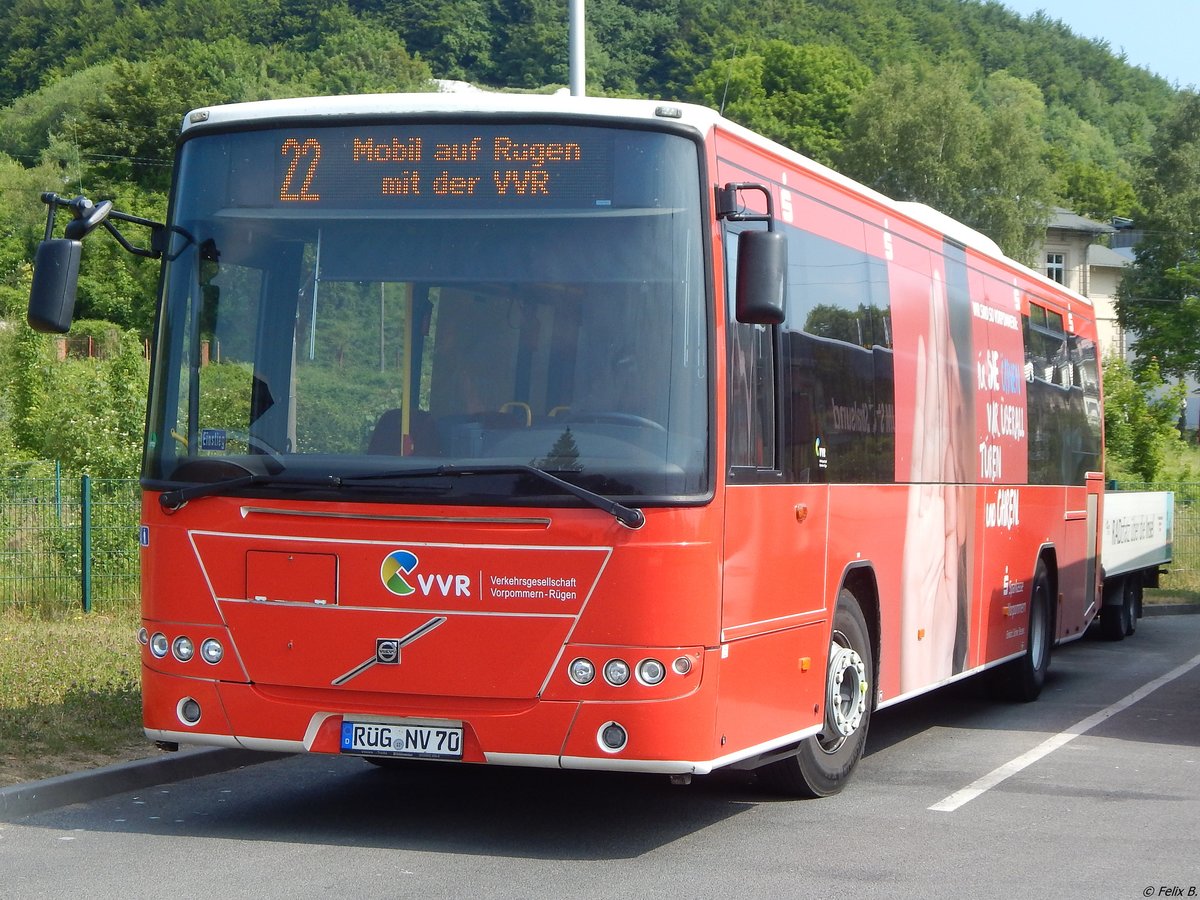 Volvo 8700 der VVR in Sassnitz am 02.06.2018
