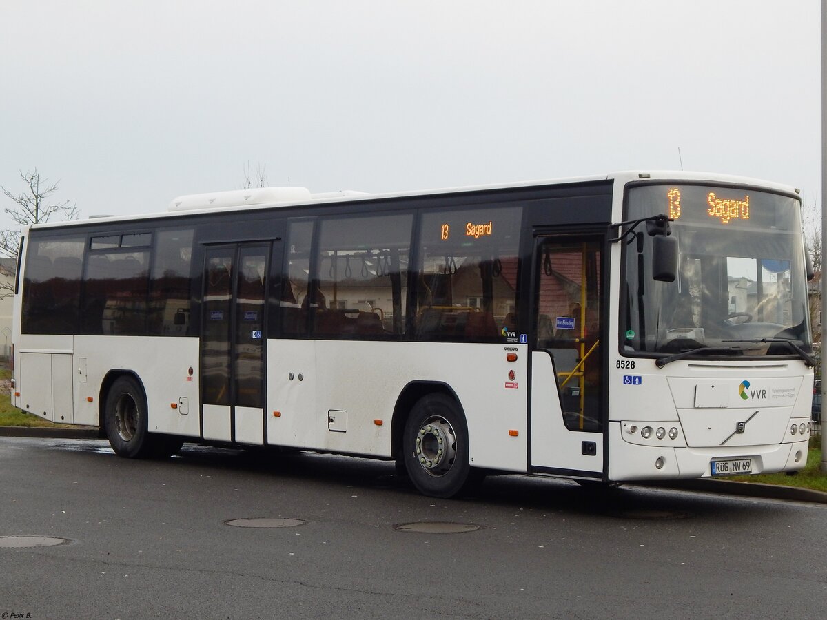 Volvo 8700 der VVR in Sassnitz am 21.12.2019