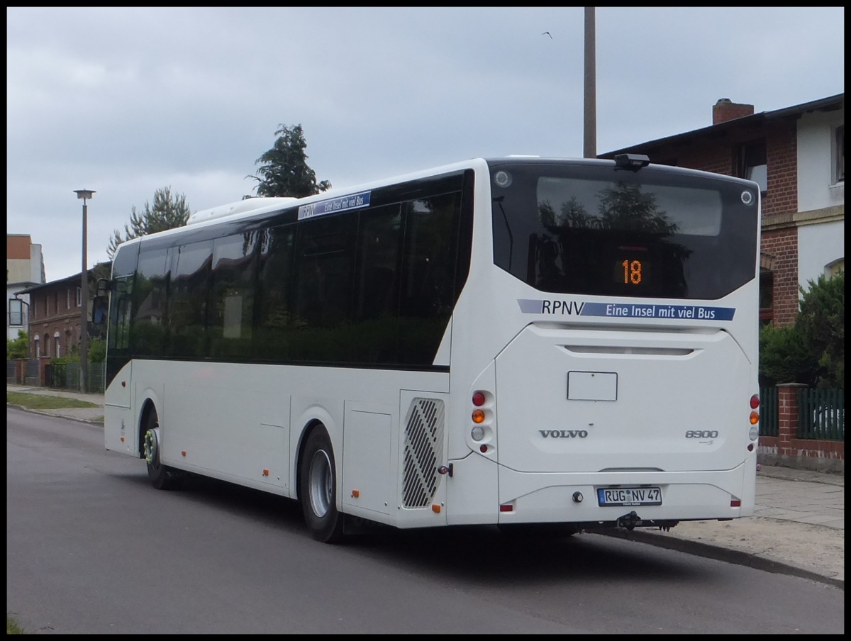 Volvo 8900 der RPNV in Sassnitz am 09.06.2013