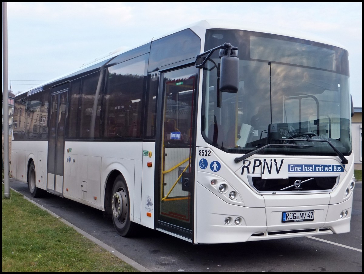 Volvo 8900 der RPNV in Sassnitz am 01.01.2014
