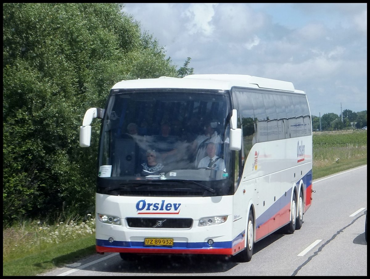 Volvo 9700 von Orslev aus Dänemark bei Rostock am 02.07.2014