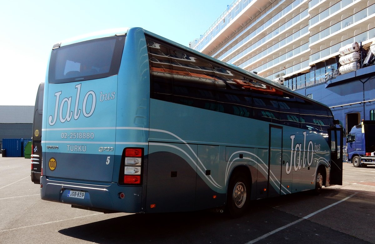 Volvo 9700 Reisebus am 17.05.18 in Helsinki