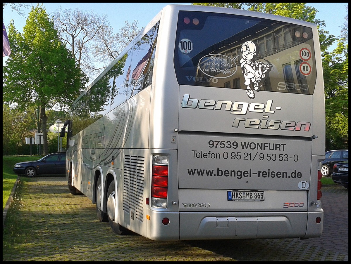 Volvo 9900 von Bengel-Reisen aus Deutschland in Bergen am 16.05.2013