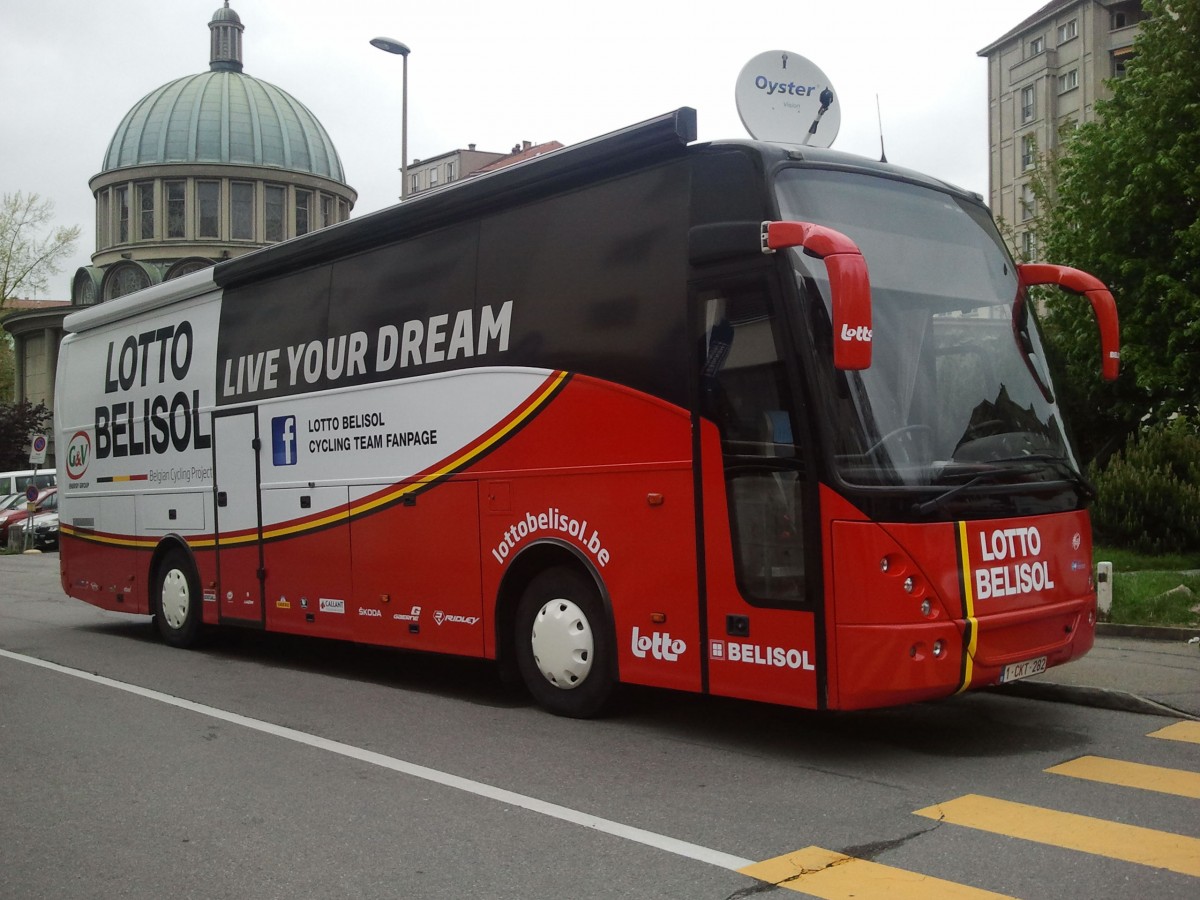 Volvo de l'équipe Lotto Belisol, Fribourg - Tour de Romandie 2014