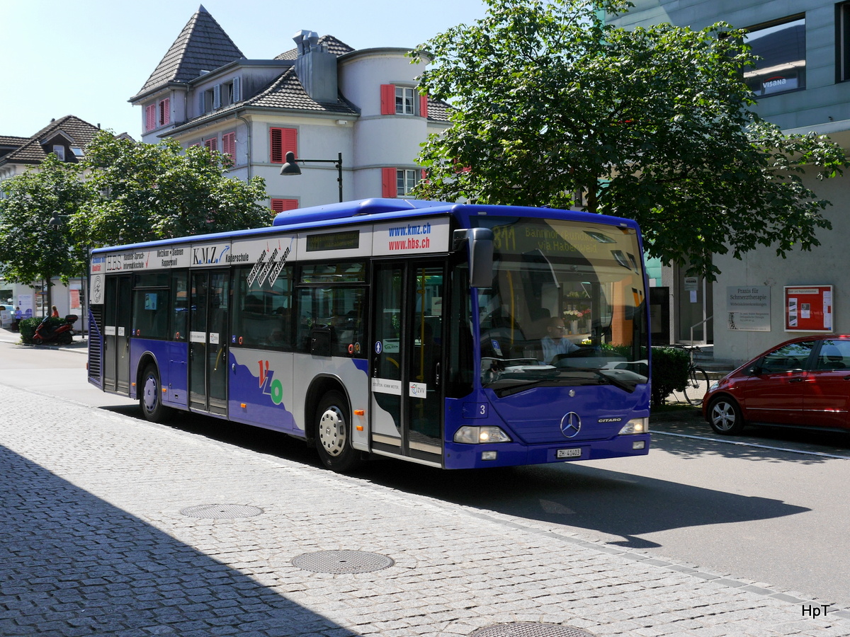 VZO - Mercedes Citaro Nr.3  ZH 41403 unterwegs auf der Linie 811 beim Bahnhof Uster am 29.06.2016