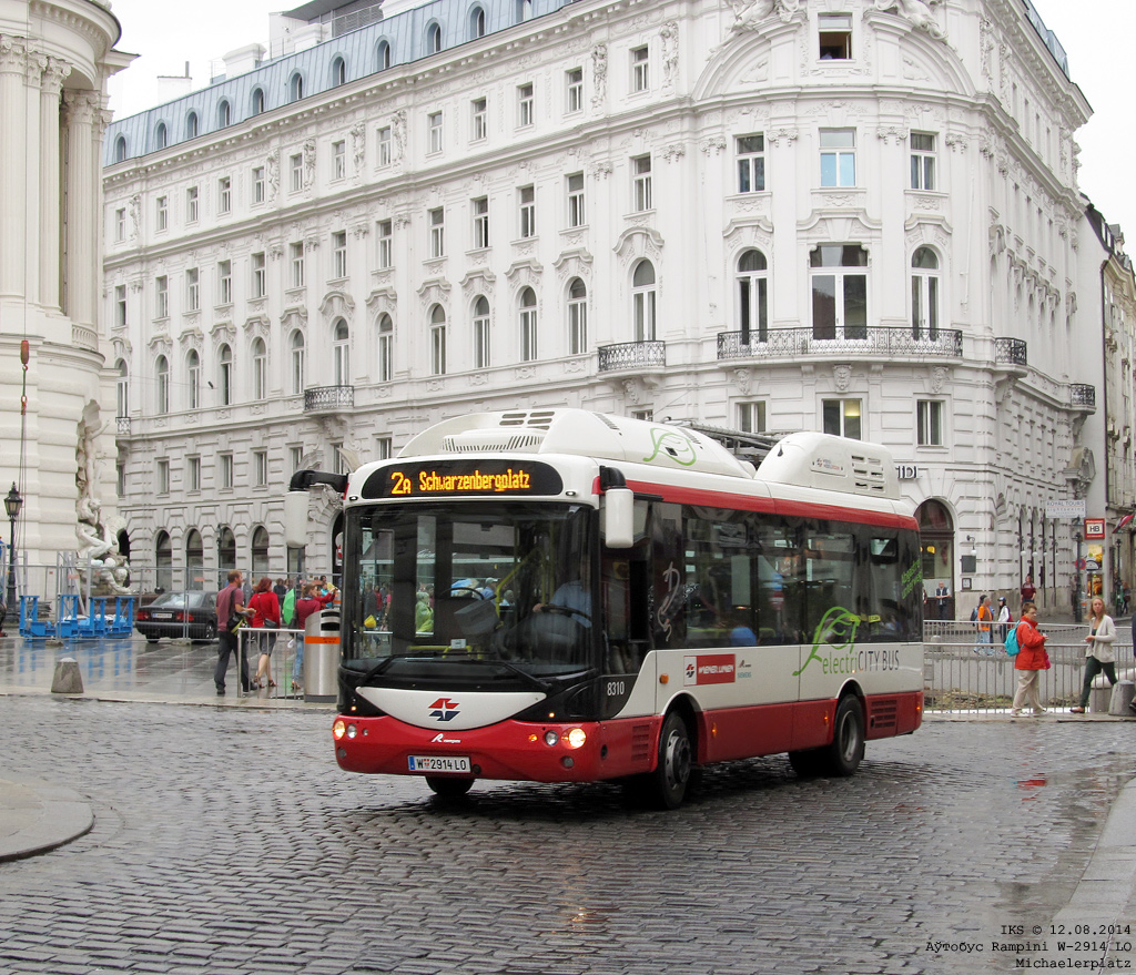 Wien, Michaelerplatz, Route 2A, 12.08.2014