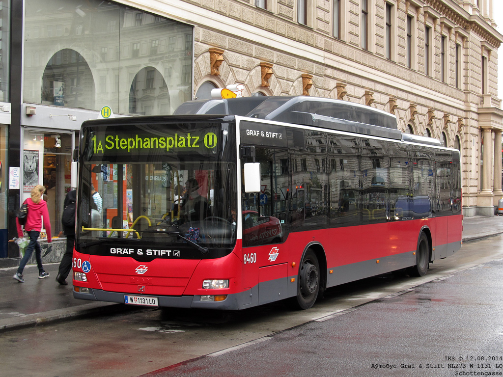 Wien, Schottengasse , Route 1A, 2014.12.08