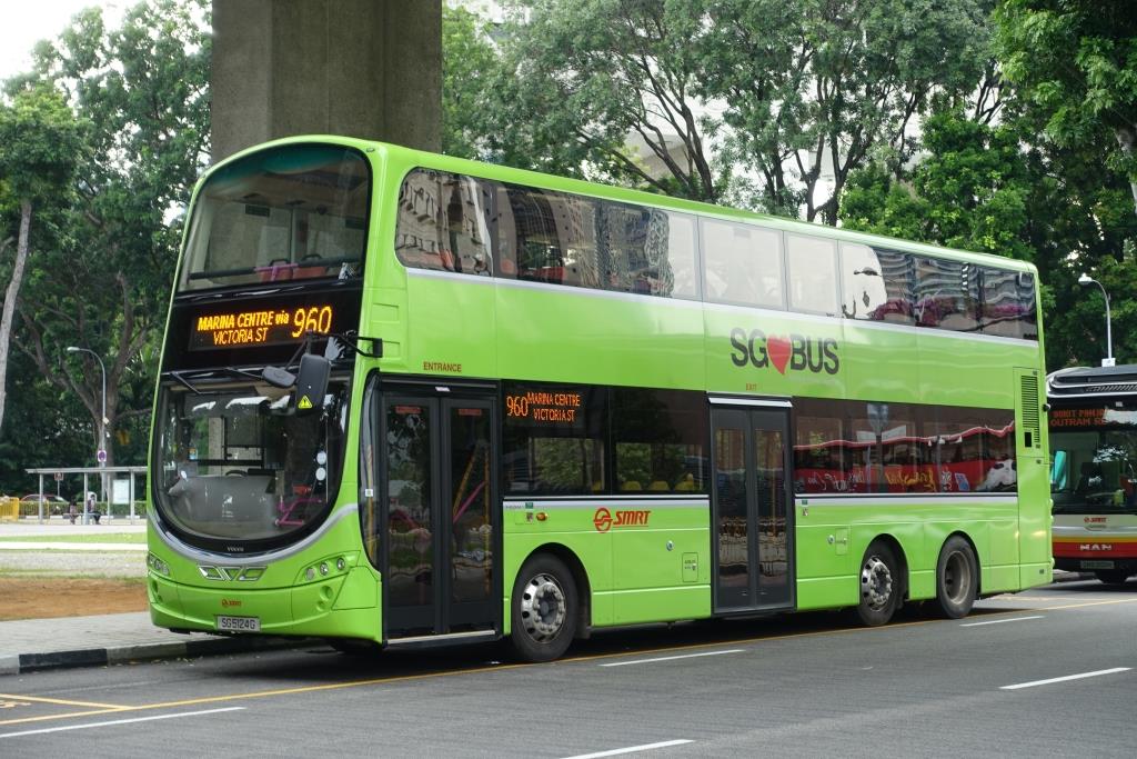 Wright Doppeldecker  SG Bus , Singapur Januar 2017