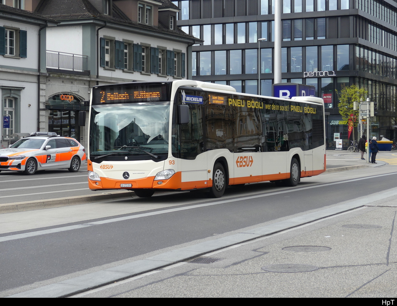 BSU - Mercedes Citaro Nr.93 unterwegs in Solothurn am 19.04.2023